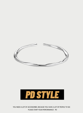 PDSTYLE2022年新款莫比乌斯环情侣手镯男小众可调节高级感手环女