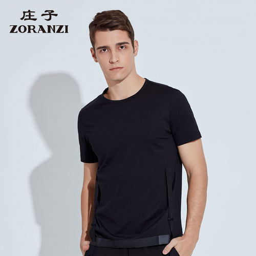 zoranzi庄子棉基础圆领短袖T恤