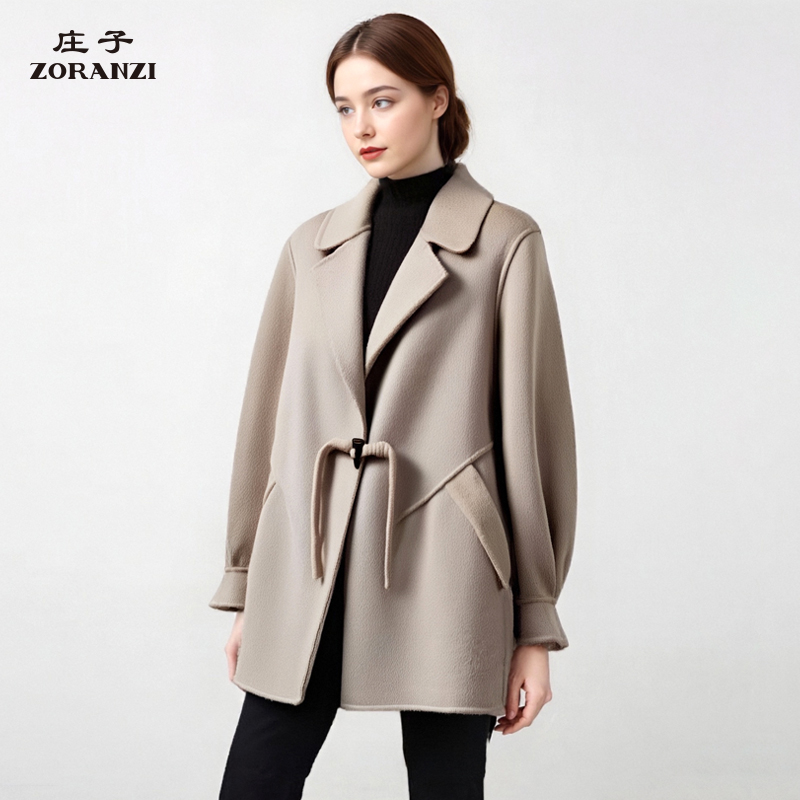 ZORANZI庄子女装时尚简约毛呢大衣高级感气质羊毛外套WPU3550D