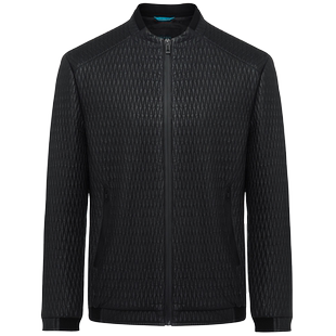 ZORANZI 绵羊皮皮衣庄子男春秋时尚休闲短款宽松立领夹克LMQ17850