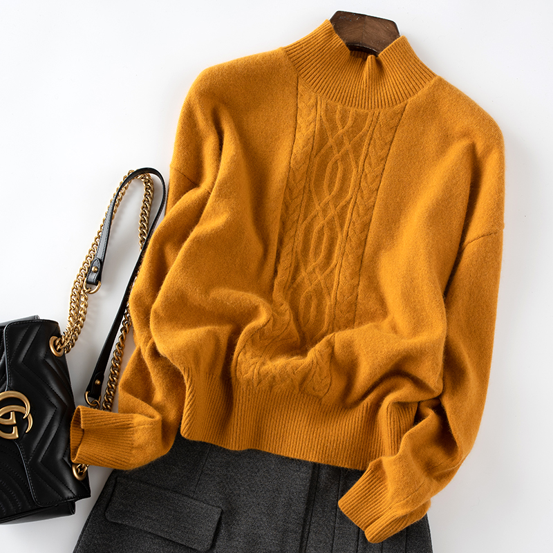 2021年新款长袖针织毛衣套头