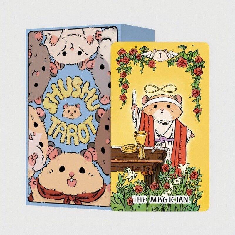 【官方正版】正版鼠鼠塔罗牌便携版韦特系78张桌游卡牌5.6*9.6cm