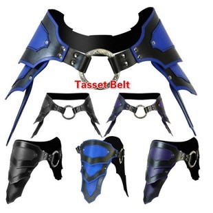 女士复古腰封战士腰带中世纪男护腰维京时期蒸汽朋克哥特铠甲腿