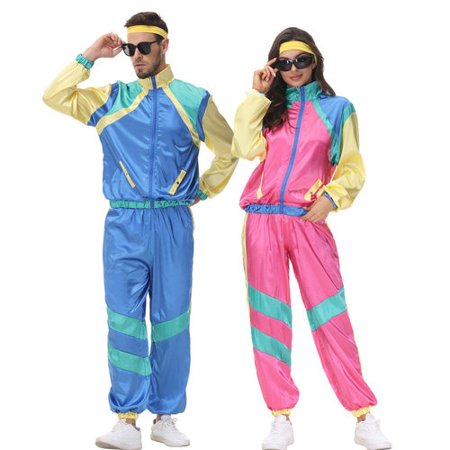 新款情侣复古年代嘻哈摇滚音乐歌剧服装万圣节男士舞台演出服