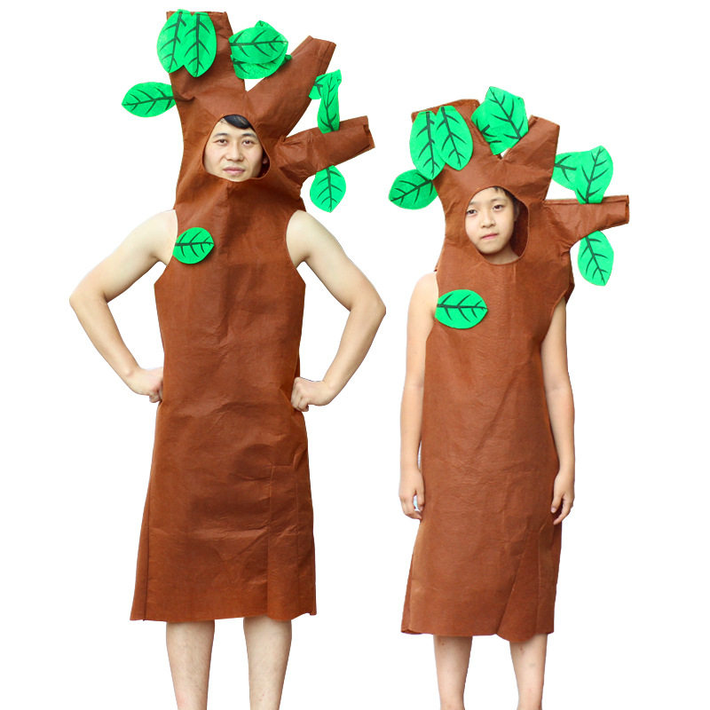 圣诞节卡通服装卡通人偶服大树水果卡通人偶话剧舞台表演道具服饰