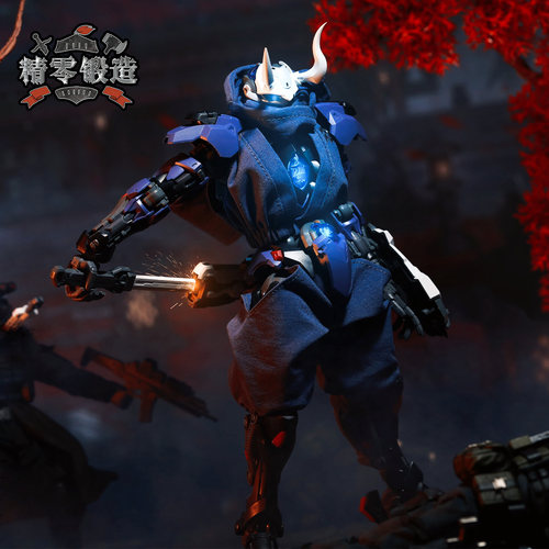 【精零锻造 现】和模线忍者 孤影 超限零点可动国创模型 布衣配件