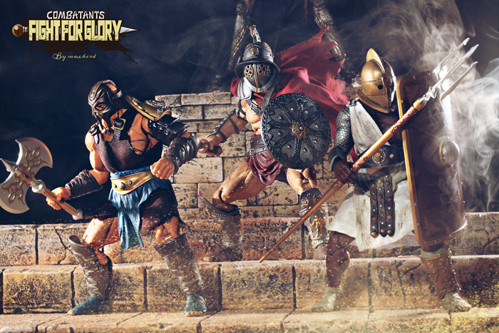 精灵锻造现货】Xesray角斗士 战斗套装 可搭配6-7寸系列 只有衣服