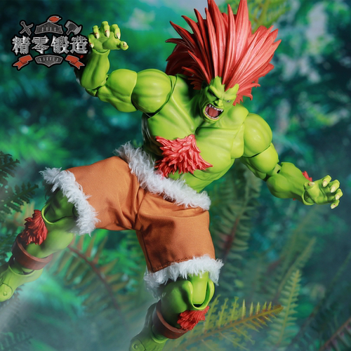 【精零锻造 现货】Storm Toys 街霸2 布兰卡 1/12 可动人偶 短裤