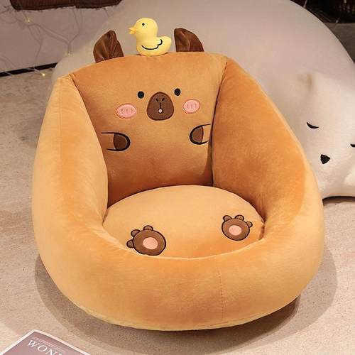 卡皮巴拉水豚懒人坐墩蒲团软垫子