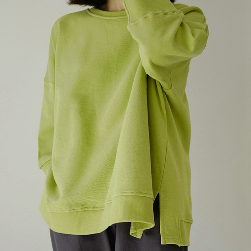 宽松纯棉简约宽松显瘦毛圈卫衣