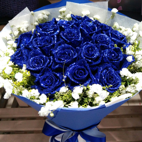 蓝玫瑰花质量怎么样 蓝玫瑰花口碑怎么样 小麦优选