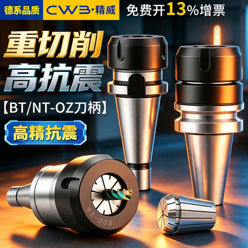 升级款重切削刀柄BT40-OZ25-80数控刀柄 高精度 NT30/40-OZ25刀柄