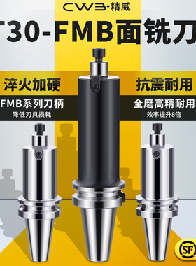 BT30数控铣刀面铣刀柄BT40加工中心刀盘刀柄FMB32/FMB22/27/16/40