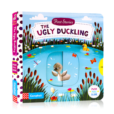 现货 英文原版 动手小故事 丑小鸭 The Ugly Duckling (First Stories) 童话故事 机关操作纸板书 1-6岁