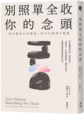 现货 别照单全收你的念头： 你不能停止负neng量，但可以练习不乱想 大好书屋 约瑟夫．阮