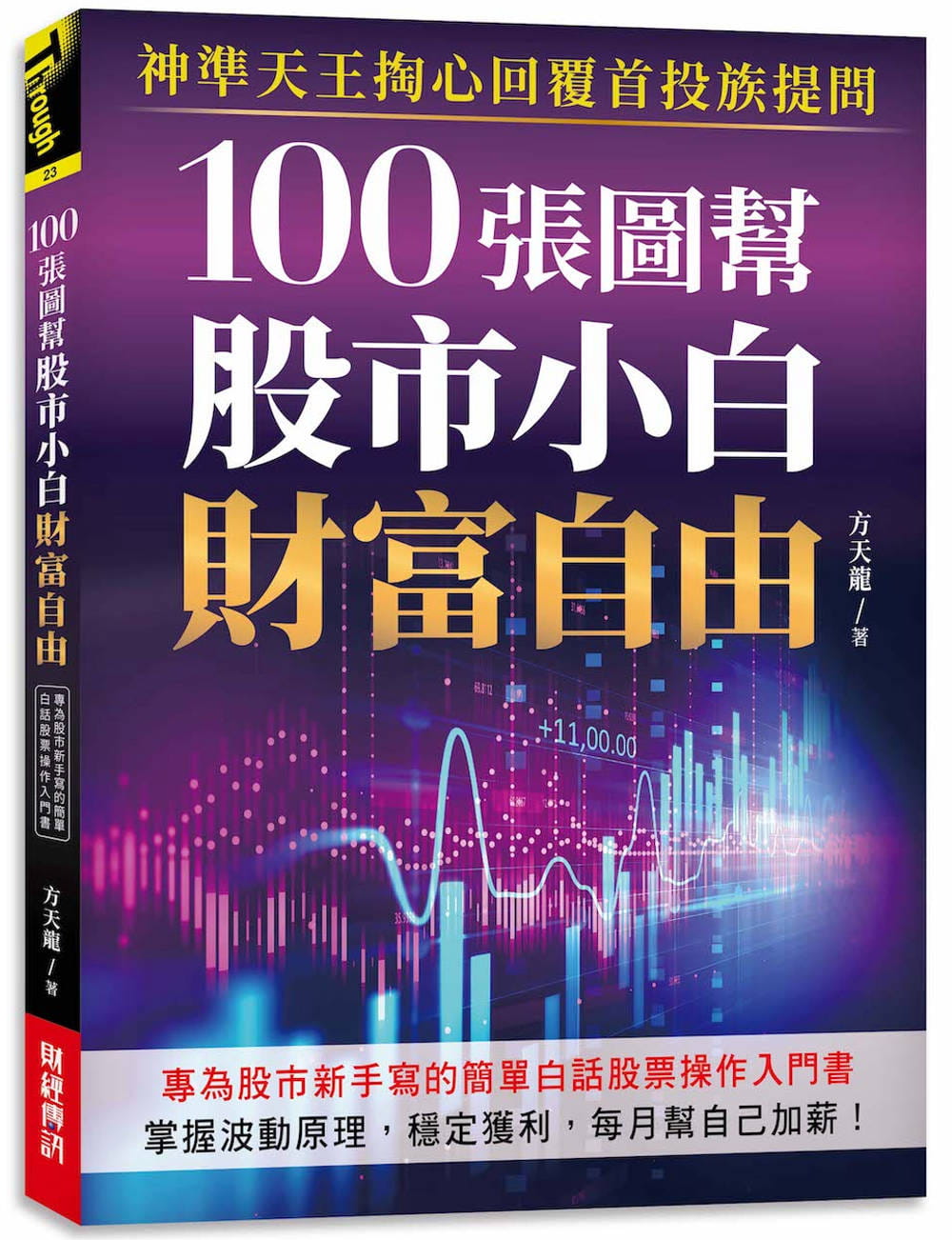 预售 方天龙 100张图帮股市小白财富自由：神准天王掏心回复首投族提问，专为股市新手写的简单白话股票操作入门书 财经传讯