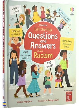 现货 英文原版 Usborne Lift-the-Flap Questions & Answers about Racism 儿童科普 种族歧视主题 纸板翻翻书 尤斯伯恩趣味百科