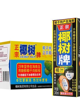椰树利乐包盒整箱植物蛋白饮料