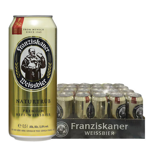 德国教士白啤酒500ml*24罐