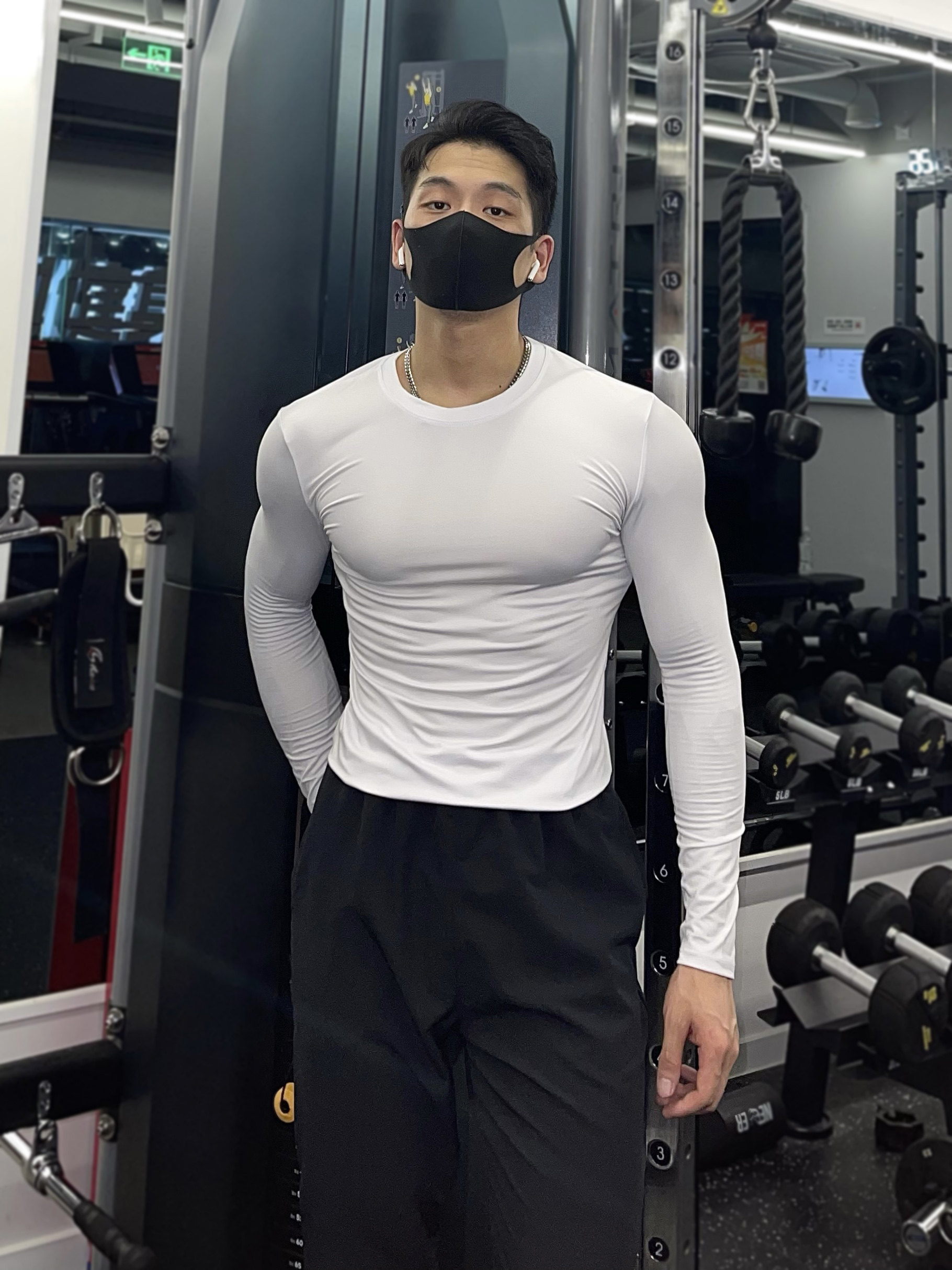 TIGHTS MENS LONG-SLEEVED SPORTS TOPS RUNNING TRAINING BASKETBALL MUSCLES QUICK DRYING SWEAT ABSORPTION BREATHABLE STRETCH FITNESS CLOTHES