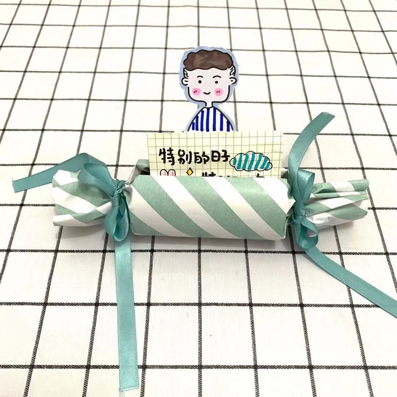 520情人节抽拉糖果卷纸创意礼物送男友老公diy手工藏钱生日礼物