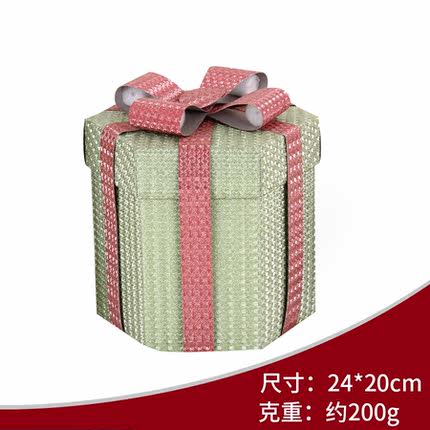 港恒圣诞节装饰礼物盒 酒店商场店铺圣诞节场景布置礼盒礼物包