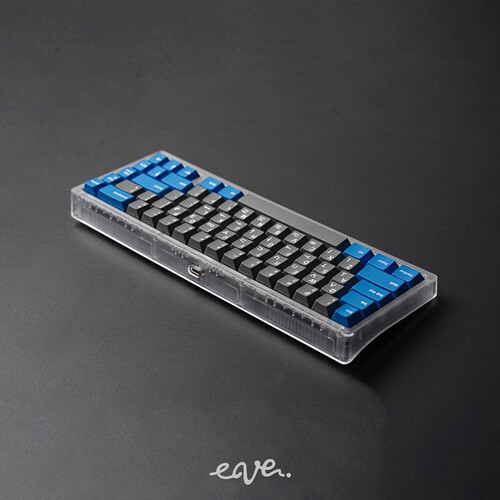 65键有线单模机械键盘PC注塑套件 Swagkeys EAVE65
