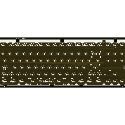 Swagkeys A87 多配列焊接 8K回报率 PCB 公模 1.6mm 无灯