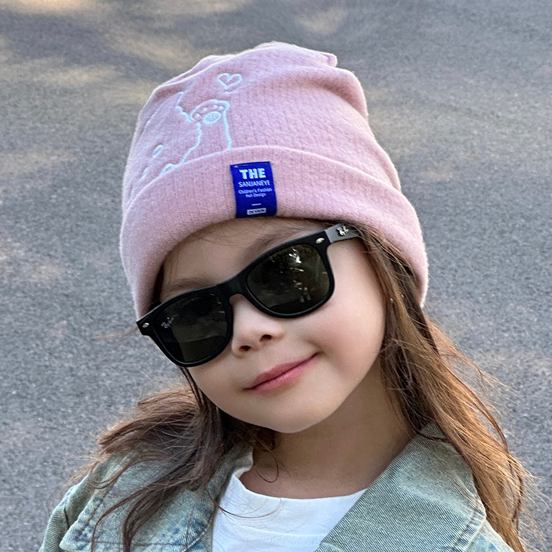 2024新款儿童帽子女孩针织帽