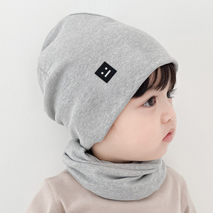 宝宝秋冬帽子2025新款纯棉男女婴儿新生春秋款胎帽儿童初秋套头帽
