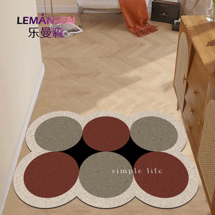 入户门丝圈地垫家用大门口蹭土脚垫玄关可裁剪防滑垫进门地毯定制