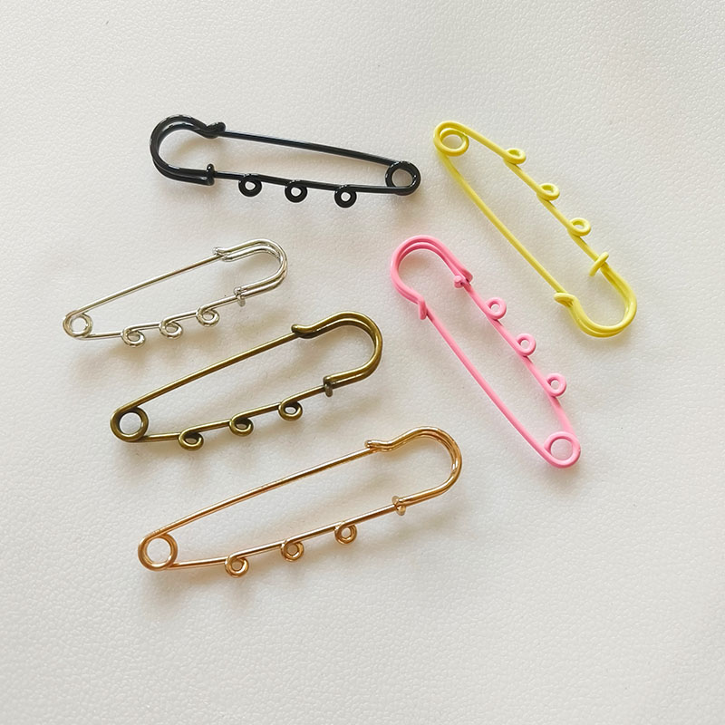 安全别针收腰扣胸针扣受收腰神器带吊坠手工材料diy配件带环圈