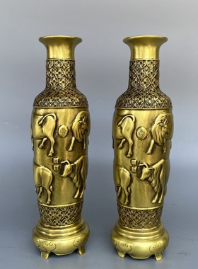 黄铜平安中式家庭牛气冲天