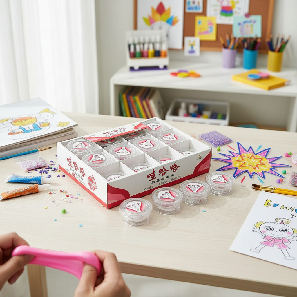 24入高透水晶娃哈哈水晶泥起泡胶解压发泄儿童玩具安全无毒史莱姆,玩具/童车/益智/积木/模型,史莱姆/起泡胶/水晶泥,淘宝优惠券,粉丝福利购,淘宝优惠卷