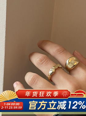 亮面戒指戒指百搭柴夫杂货铺