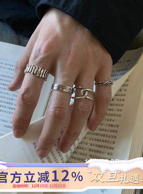 复古冷淡风罗马数字戒指