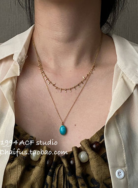 ins风简约日常佩戴钛钢项链