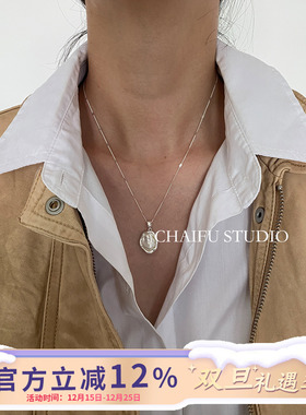 轻奢高级感珍珠巴洛克气质锁骨链
