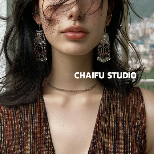 小众复古边陲风雕花流苏耳环