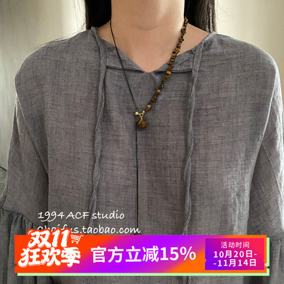 法式简约慵懒不规则碎石项链