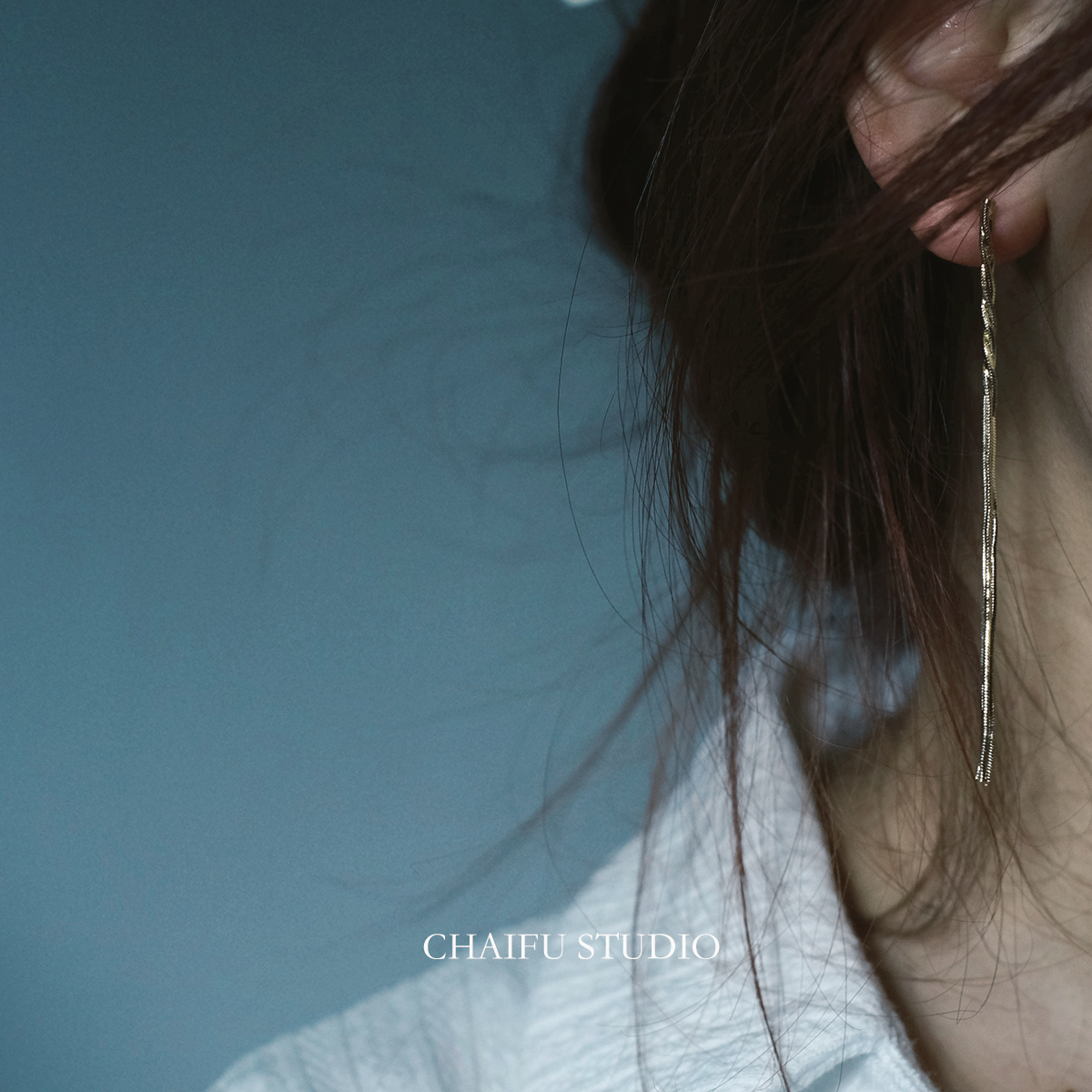 日韩极简超仙气质长款流苏耳钉