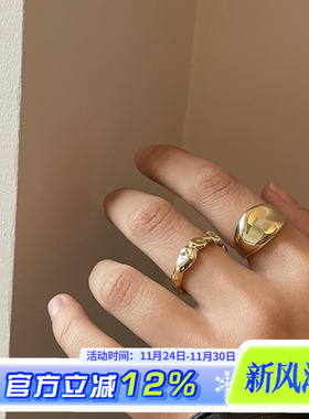 亮面戒指戒指百搭柴夫杂货铺