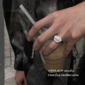 复古不规则珍珠开口戒指小众高级感气质指环 法式 柴夫工作室 J291