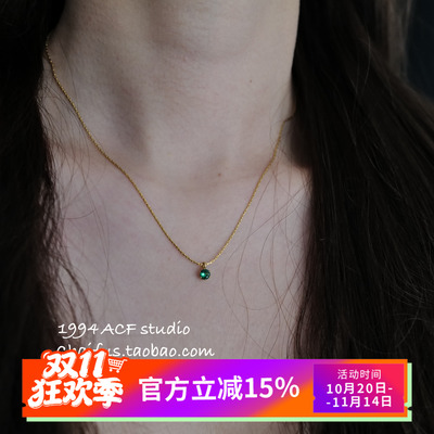 INS简约百搭细闪锆石项链