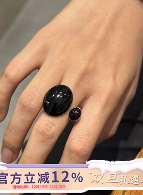 韩系极简风几何锆石戒指