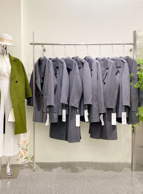 银钻世家高奢30羊绒大衣专柜撤柜品牌折扣女装外套尾货清货