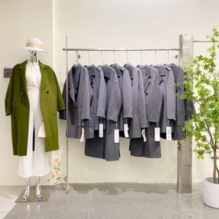 银钻世家高奢30羊绒大衣专柜撤柜品牌折扣女装外套尾货清货