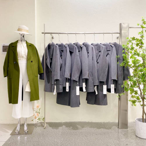 银钻世家高奢30羊绒大衣专柜撤柜品牌折扣女装外套尾货清货