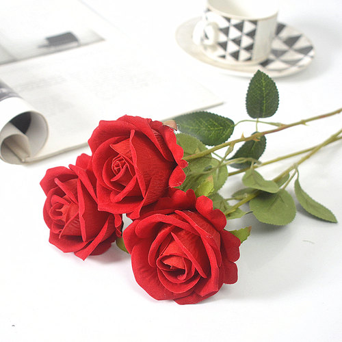 玫瑰餐厅客厅高仿真客厅装饰神器