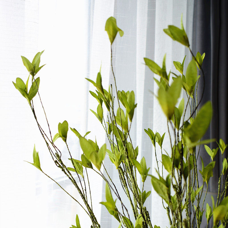 客厅落地干枝装饰树藤仿真假树枝干假蔓藤现代简约高枝大码假枝叶